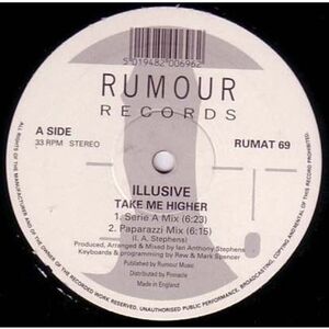 LP Illusive - Take Me Higher Vinyl Record